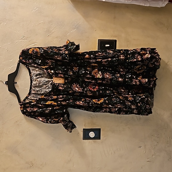NATURAL LIFE Dresses & Skirts - Natural Life Sienna Cotton Gauze Mini Dress L/XL